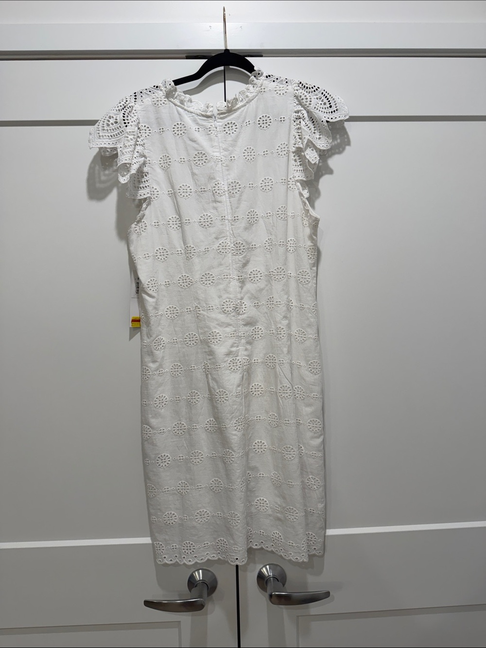 White Knee Length Dress - Picture 3 of 7